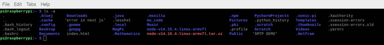 output all files